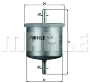 Топливный фильтр MAHLE (KL 61)