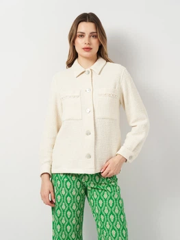 Куртка женская Zara 8687/165 XS Бежевая (08687165712010)