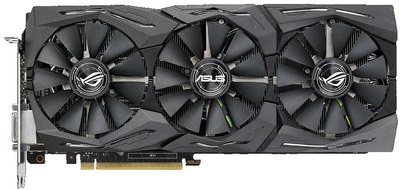 Відеокарта ASUS GTX 1080Ti 11Gb Strix (ROG-STRIX-GTX1080TI-11G-GAMING) (GDDR5X, 352 bit, PCI-E 3.0 x16) Б/в