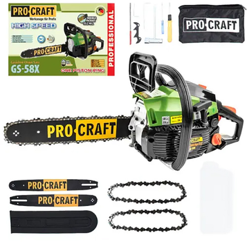 Цепная бензопила ProCraft GS-58X (600058)