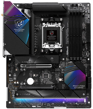 Материнська плата AsRock X870 RIPTIDE WIFI (X870 RIPTIDE WIFI) (Socket AM5, AMD X870, ATX)