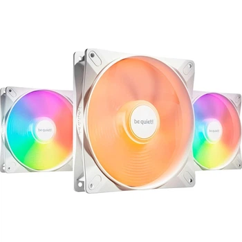 Комплект вентиляторів Be quiet! LIGHT WINGS LX 140mm PWM high-speed white 3 шт (BL131)