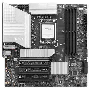 Материнська плата MSI PRO B860M-A WIFI (PRO B860M-A WIFI) (Socket 1851, Intel B860, Micro-ATX)