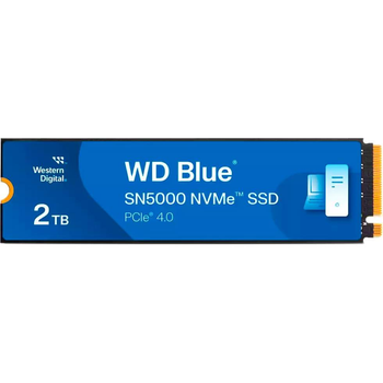 Накопичувач SSD Western Digital m.2 NVMe 2TB WD Blue SN5000 PCIe Gen4 (WDS200T4B0E-00CNZ0)