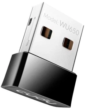 Бездротовий адаптер Cudy WiFi 5 WU650 дводіапазонний з USB 2.0 (73-00547)