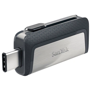 Флеш-накопитель Sandisk USB 3.1 Ultra Dual Type-C 256Gb (150 Mb/s) (SDDDC2-256G-G46)