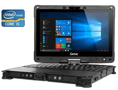 Ноутбук Getac 11.6" V110 MIL-STD-810H 1366x768/Intel i5-6200U/8GB/128SSD/IntelHD/W10P/Black (02-GE-V110-12-I5-6-16-240-A) Б/в