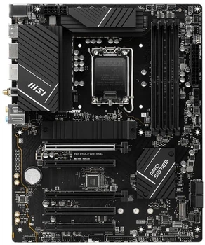 Материнська плата MSI PRO B760-P WIFI DDR4 (PRO B760-P WIFI DDR4) (Socket 1700, Intel B760, ATX)