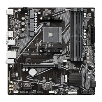 Материнская плата Gigabyte B550M K (B550M K) (Socket AM4, AMD B550, Micro-ATX)
