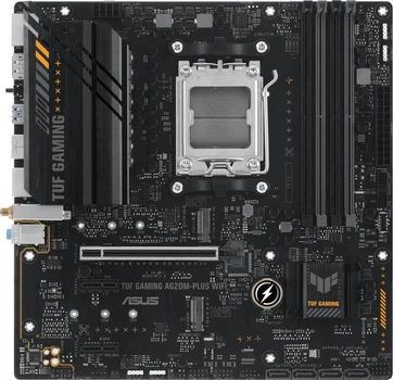 Материнська плата ASUS TUF GAMING A620M-PLUS WIFI (TUF GAMING A620M-PLUS WIFI) (Socket AM5, AMD A620, Micro-ATX)