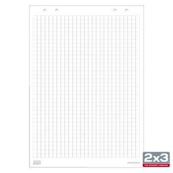 Бумага для флип-чарта "2х3" 990х660мм 20 листов клетка