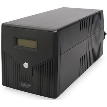 Джерело безперебійного живлення Digitus Line-Interactive, 1000VA/600W, LCD, 4xSchuko, RJ45, RS232, USB (DN-170074)