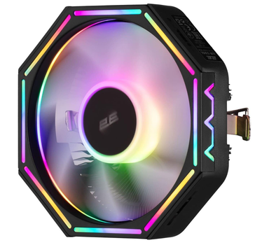 Кулер для процесора 2E GAMING AIR COOL AC120ZP RGB, LGA1700, 1200, 115X, 775, AM5, AM4, AM3, AM3+, AM2 (2E-AC120ZP-RGB)