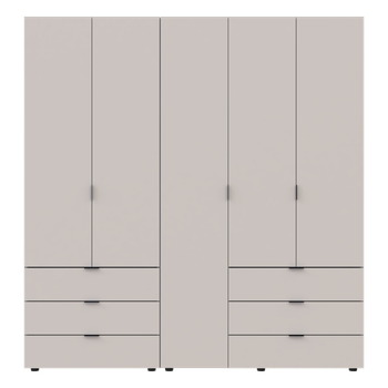 Комплект шкафов для одежды Doros Гелар (2 шт.) 193,7х49,5х203,4 см Кашемир (DRS-011239)
