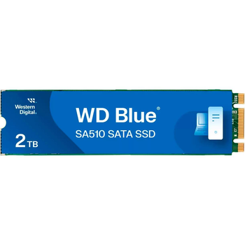 Накопичувач SSD Western Digital M.2 Sata 2TB Blue SA510 SATA III (WDS200T3B0B)