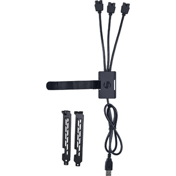USB-хаб LIAN LI USB2.0 1 to 3 Port (Type A Male) HUB, Black