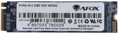 Накопичувач SSD Afox SSD 512Gb ME300 M.2 2280 PCIe NVMe Gen 3x4 3D QLC NAND, Retail (ME300-512GQN)