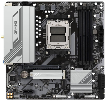 Материнська плата Gigabyte B650M GAMING PLUS WIFI (B650M GAMING PLUS WIFI Gigabyte.) (Socket AM5, AMD B650, Micro-ATX)