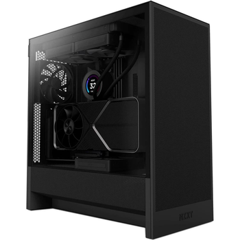 Корпус для ПК NZXT, H5 Flow Compact Mid-Tower ATX Case - All Black