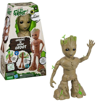 Figurka  interaktywna Hasbro I Am Groot - Groove 'N Grow Groot F8027 45 cm (5010996104595)