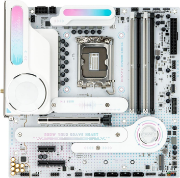 Материнська плата Maxsun iCraft B760M CROSS (MS-ICRAFT B760M CROSS) (Socket 1700, Intel B760, Micro-ATX)