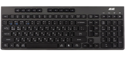 Клавіатура 2E KS280 Wireless EN/UK Silent (2E-KS280WBGR_UA)