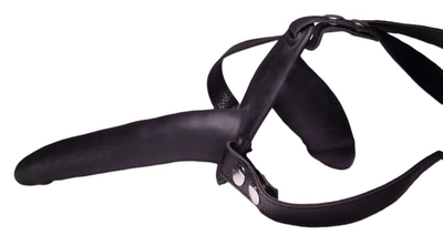 Подвійний страпон Double Strap On Black Silicone (18403000000000000)