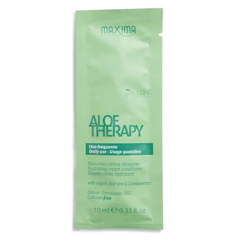 Зволожуючий крем-бальзам для частого використання Maxima Professional Aloe Therapy Hydrating cream conditioner 10 (8030778750137)
