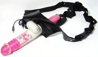 Страпон-вібратор Xtra Vibe Rotation Strap-On, 16.5 см (11957000000000000)
