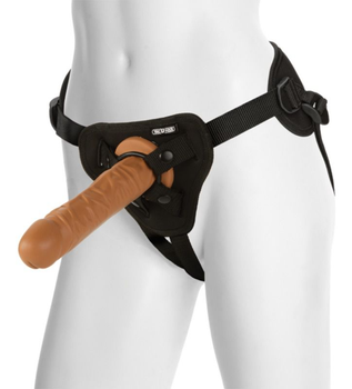 Страпон Vac-U-Lock Platinum Edition The Classic 8 inch with Supreme Harness цвет коричневый (14700014000000000)