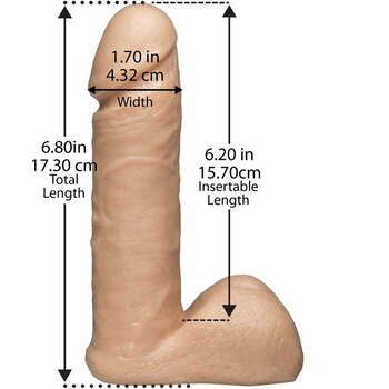 Насадка с мошонкой Harness 6 inch цвет телесный (11184026000000000)