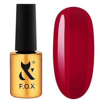 Гель-лак F.O.X Lipstick Collection Sangria 007 насыщенный винный 7 мл