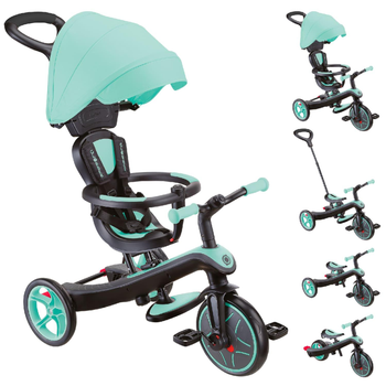 Детский велосипед–трансформер Globber Explorer Trike 4 в 1 Mint