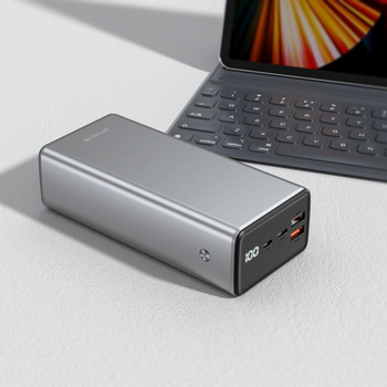 Портативна батарея Proove Metalskin 65W 30000 мАг gray