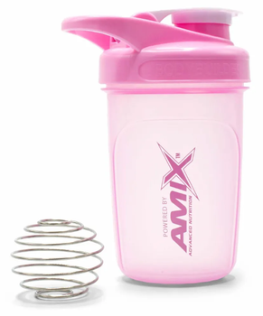 Шейкер Amix Bodybuilder Shaker 300 мл рожевий