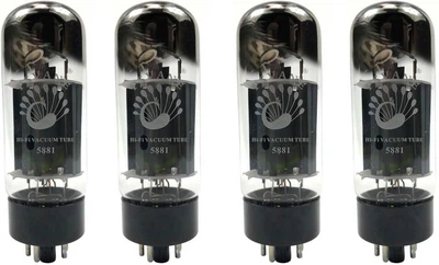 Подобранная 4-ка для усилителя мощности Psvane 5881 / 6L6GC (Matched Quad)