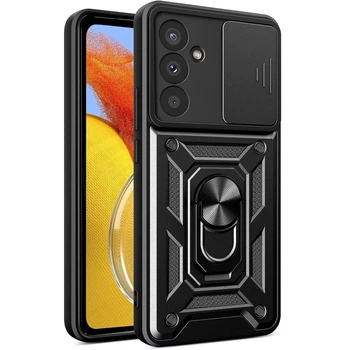 Чохол Fiji Camera Defence для Samsung Galaxy S24 Plus (S926) бампер із захистом камери та підставкою Black