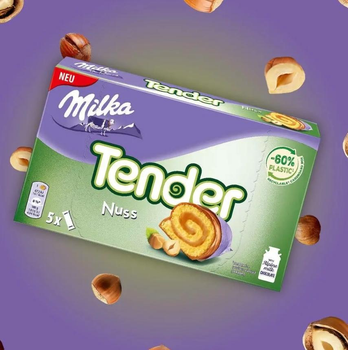 Бисквит Milka Tender Nuss 5шт 185г
