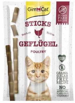 Ласощі для котів GimCat Sticks з куркою 4 шт