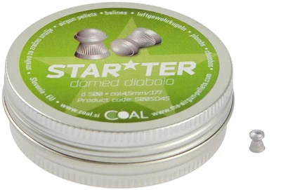 Пули пневматические Coal Starter Domed кал. 4.5 мм 0.52 г 500 шт/уп