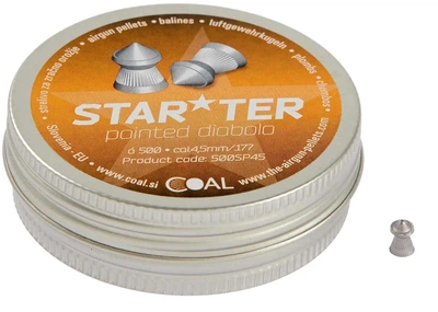 Пули пневм Coal Starter Pointed кал. 4.5 мм 0.52 г 500 шт/уп