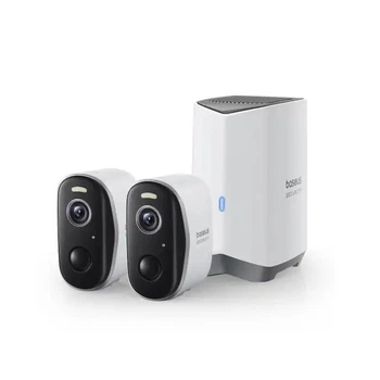 IP-камера відеоспостереження Baseus Security N1 Plus Outdoor Camera 2K 2-Cam Kit S0TY002132 White