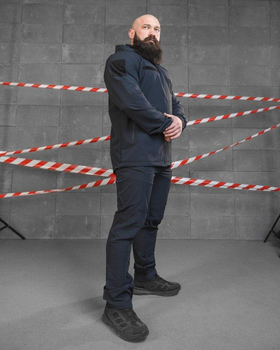 Тактичний літній еластичний костюм 2XL синій (88497)