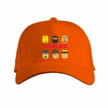 Кепка Roblox icons Помаранчевий