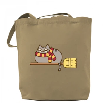Шопер Pusheen Harry Potter Капучіно
