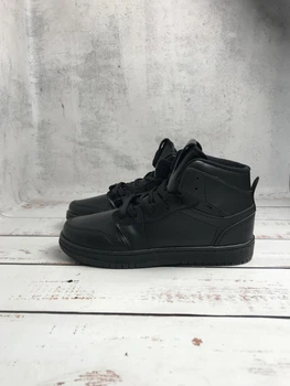 Черевики хайтопи демісезонні OK Shoes 36р-23см Чорний (1084)