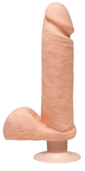 Вибратор Doc Johnson The D, Perfect D Vibrating 8" with Balls цвет телесный (21801026000000000)