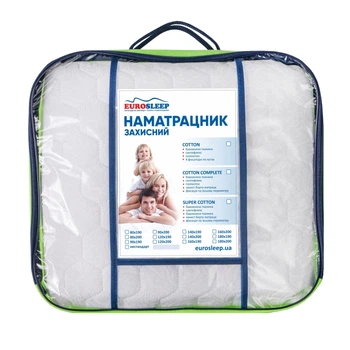 Наматрацник COTTON 150x190 см