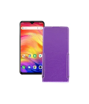 Чохол-флип з екошкіри для телефону Ulefone Note 7P Фіолетовий