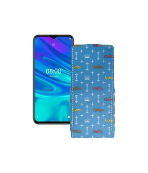 Чохол-флип з екошкіри для телефону Ulefone Note 9p Фешн блакитний